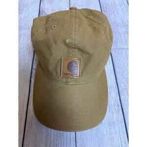 Carhartt Baseball Cap Hat Tan Adjustable
